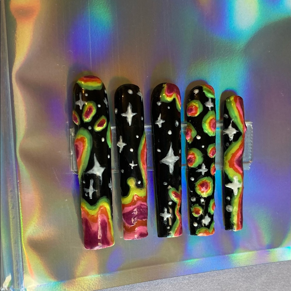 Square Thermo Press ons